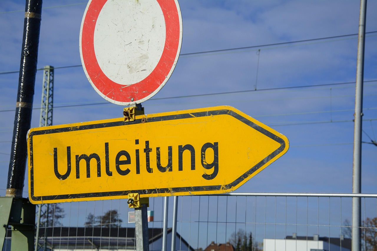 Sperrung der MÃ¼nsterstraÃe in Warendorf